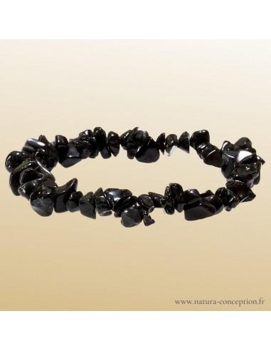 Bracelet baroque Tourmaline noire (Schorl) - Bracelet lithothérapie